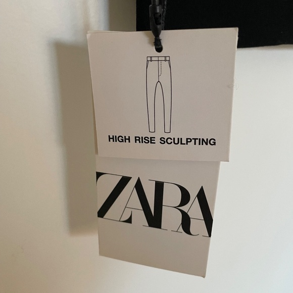 Black High Rise Zara Trousers - NWT - Picture 2 of 5